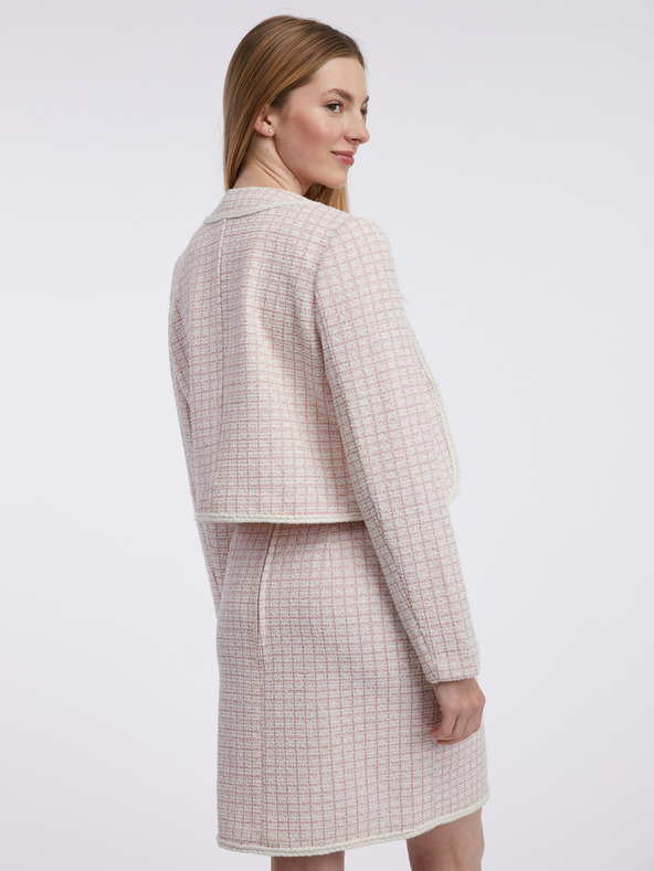 Orsay Svetloružové dámske tvídové sako ORSAY