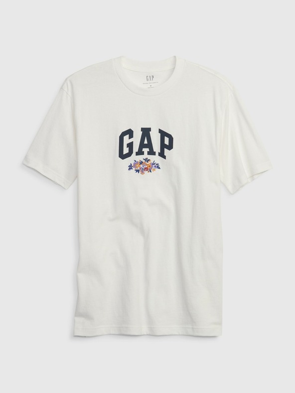 GAP Tričko s kvetinovým logom GAP