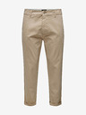 ONLY & SONS Béžové pánske chino nohavice ONLY & SONS Kent