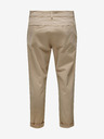 ONLY & SONS Béžové pánske chino nohavice ONLY & SONS Kent