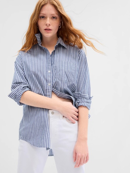 GAP Bavlnená košeľa oversize GAP