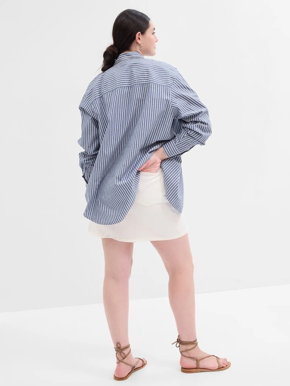 GAP Bavlnená košeľa oversize GAP