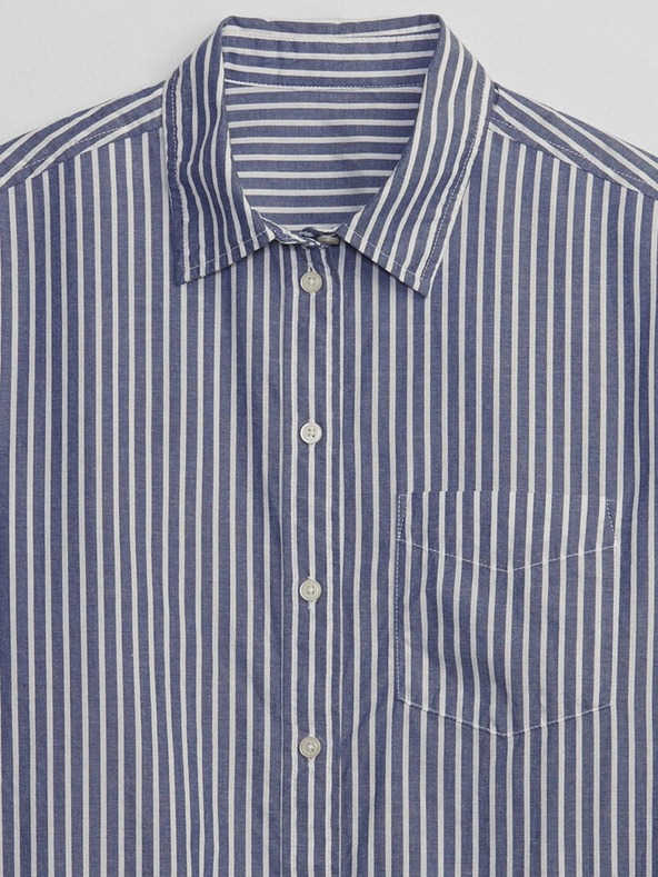 GAP Bavlnená košeľa oversize GAP
