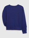 GAP Detská mikina s logom a fleece GAP