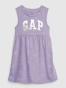 GAP Baby šaty s metalickým logom GAP