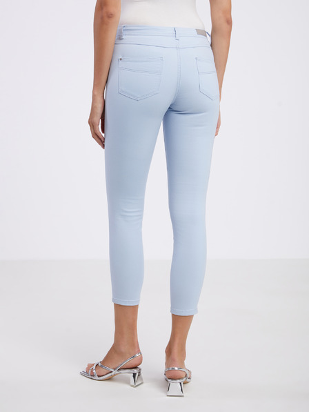 CAMAIEU Svetlomodré dámske džínsy skinny fit CAMAIEU