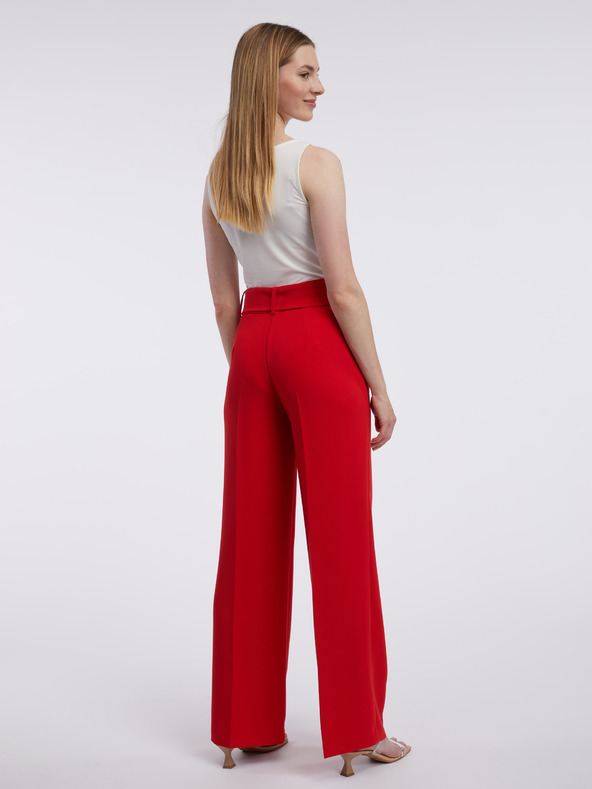 Orsay Červené dámske nohavice ORSAY