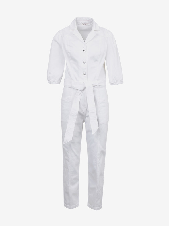 Orsay Biely dámsky džínsový overal ORSAY