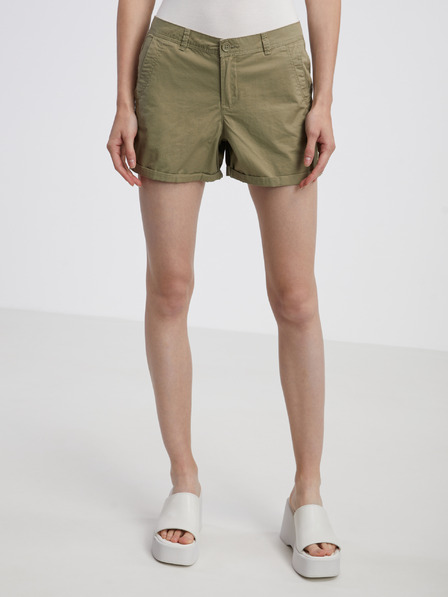 CAMAIEU Khaki dámske šortky CAMAIEU