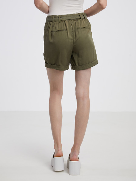 CAMAIEU Khaki dámske šortky CAMAIEU