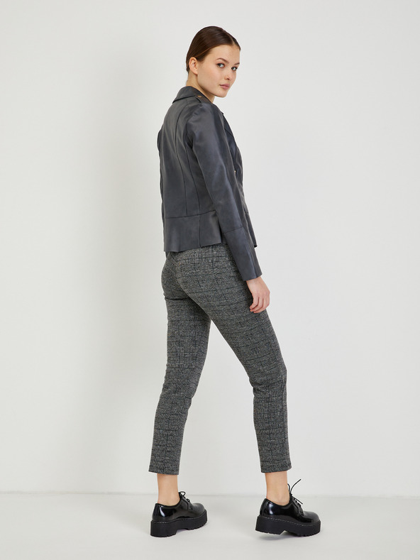 Orsay Čierna dámska koženková bunda ORSAY