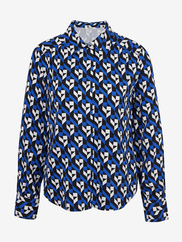 Orsay Čierno-modrá dámska vzorovaná blúzka ORSAY