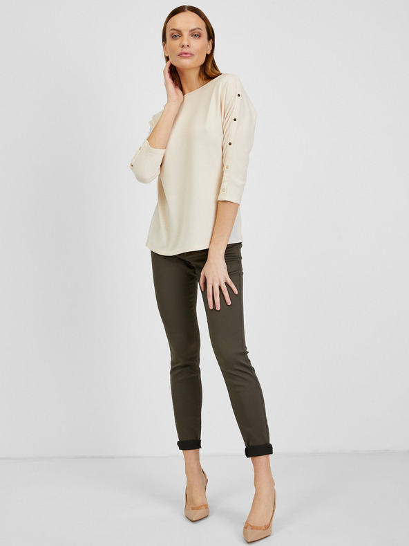 Orsay Krémové dámske tričko ORSAY