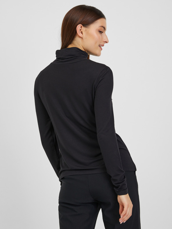 Orsay Čierne dámske polo tričko ORSAY