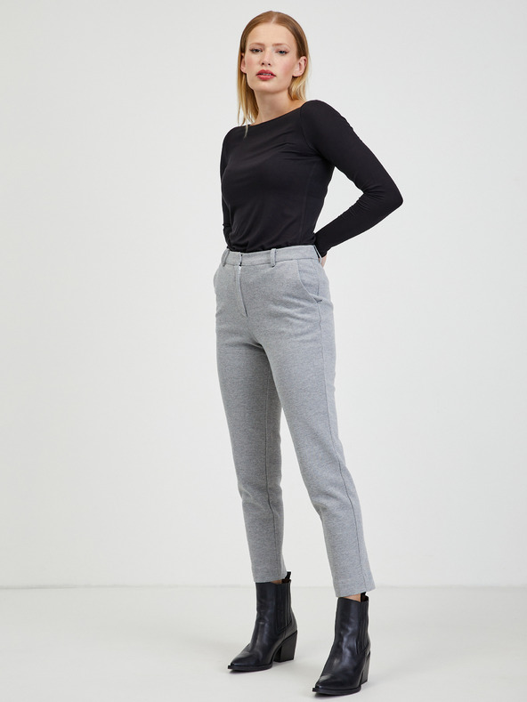 Orsay Svetlosivé dámske nohavice ORSAY