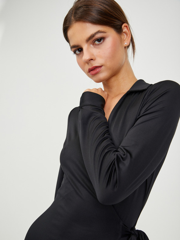 Orsay Čierne dámske šaty ORSAY