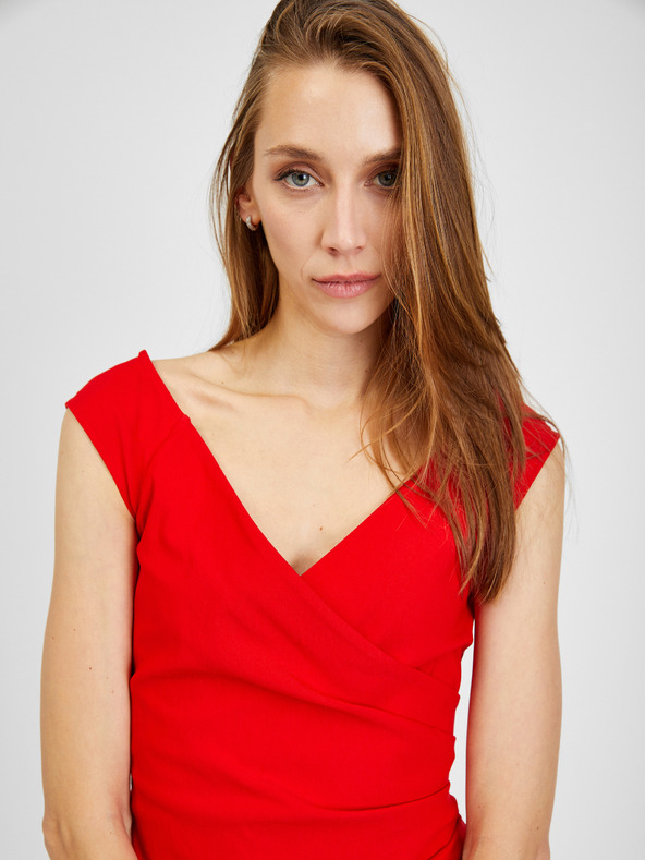 Orsay Červené dámske šaty ORSAY