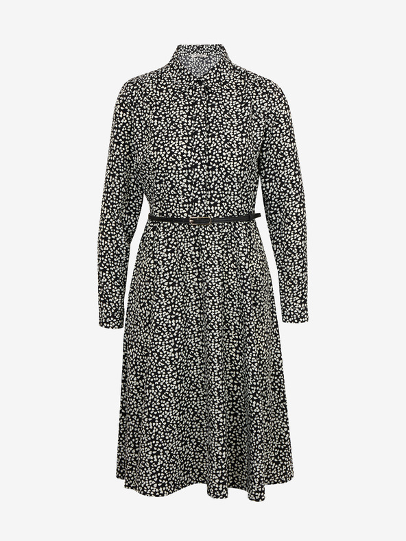 Orsay Bielo-čierne dámske vzorované šaty ORSAY