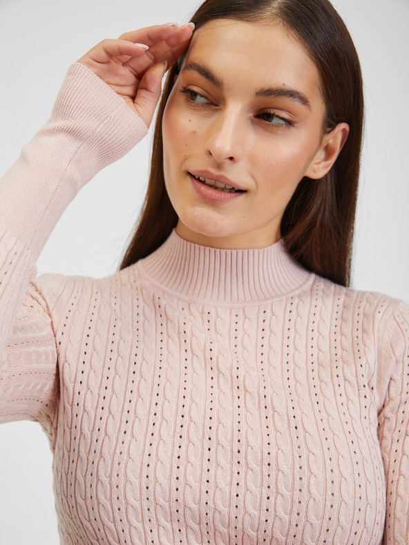 Orsay Svetloružový dámsky sveter ORSAY