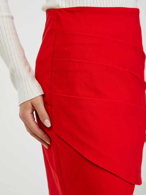 Orsay Červená dámska sukňa ORSAY