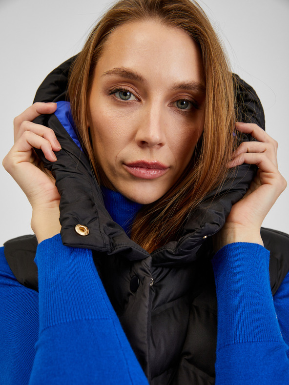 Orsay Čierna dámska prešívaná vesta ORSAY