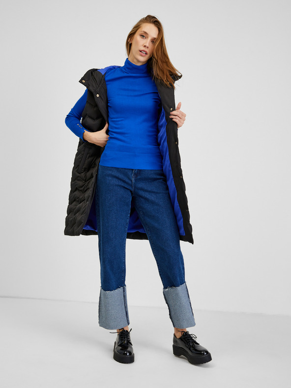 Orsay Čierna dámska prešívaná vesta ORSAY