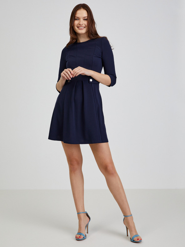 Orsay Tmavomodré dámske šaty ORSAY