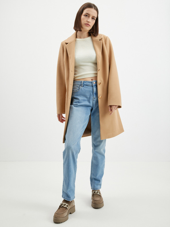 Orsay Svetlohnedý dámsky kabát ORSAY