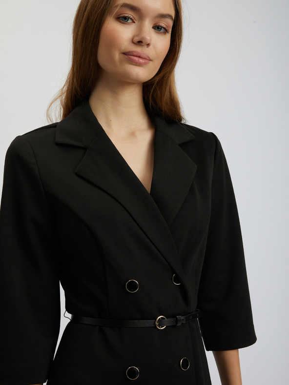 Orsay Čierne dámske šaty ORSAY