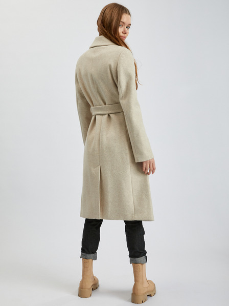 Orsay Béžový dámsky zimný kabát ORSAY