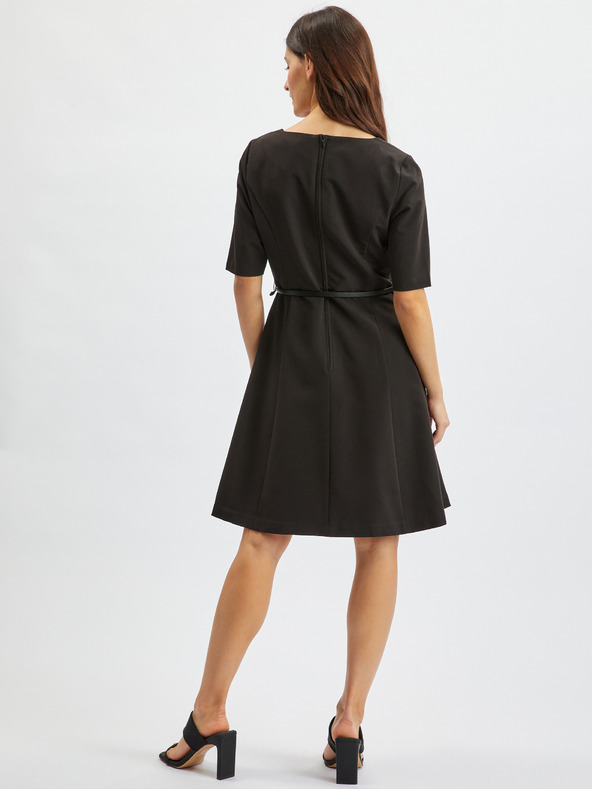 Orsay Čierne dámske šaty ORSAY