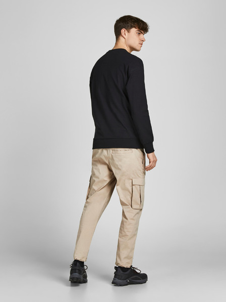 Jack & Jones Jack & Jones Gordon Béžové nohavice s vreckami