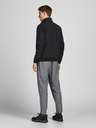 Jack & Jones Šedé žíhané nohavice Jack & Jones Frankie