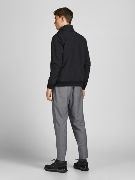 Jack & Jones Šedé žíhané nohavice Jack & Jones Frankie