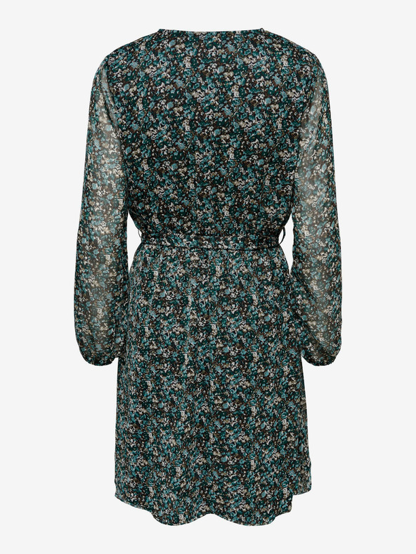 ONLY Zelené dámske kvetinové šaty ONLY Cera