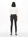 Jacqueline de Yong Čierne dámske džínsy skinny fit JDY Blume