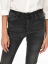 Jacqueline de Yong Čierne dámske džínsy skinny fit JDY Blume