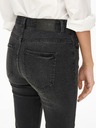 Jacqueline de Yong Čierne dámske džínsy skinny fit JDY Blume