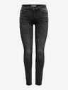 Jacqueline de Yong Čierne dámske džínsy skinny fit JDY Blume