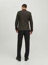 Jack & Jones Tmavohnedé pánske sako Jack & Jones Solaris Plaid Blazer