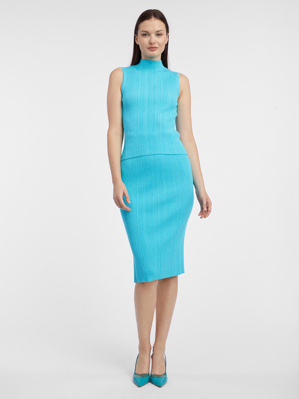 Orsay Modrý dámsky sveterový top ORSAY