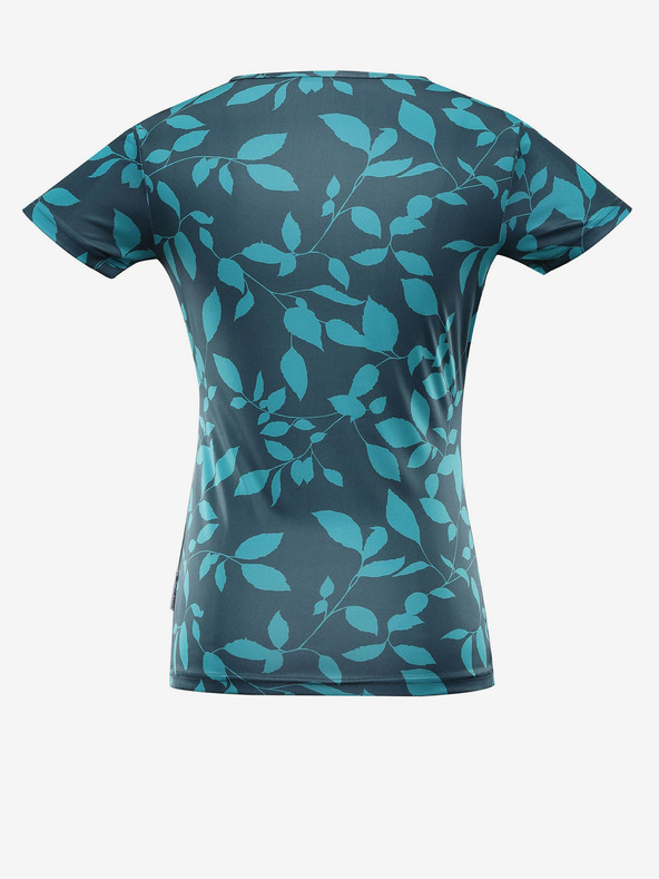 ALPINE PRO Petrolejové dámske tričko ALPINE PRO QUATRA