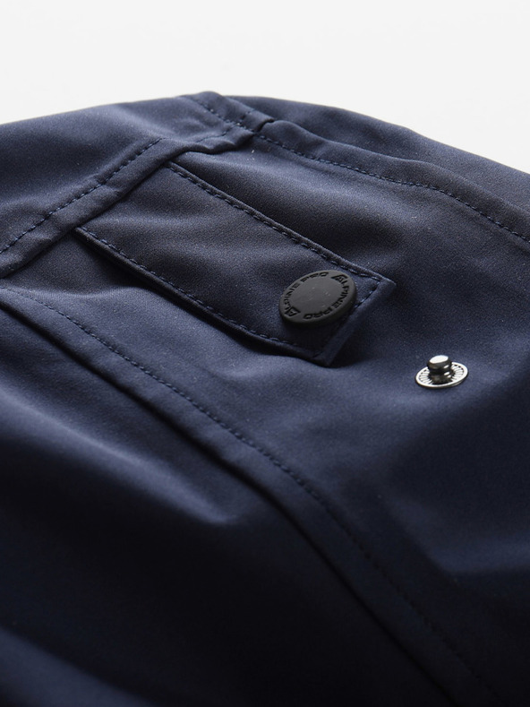 ALPINE PRO Tmavomodrý dámsky nepremokavý kabát ALPINE PRO PERFETA