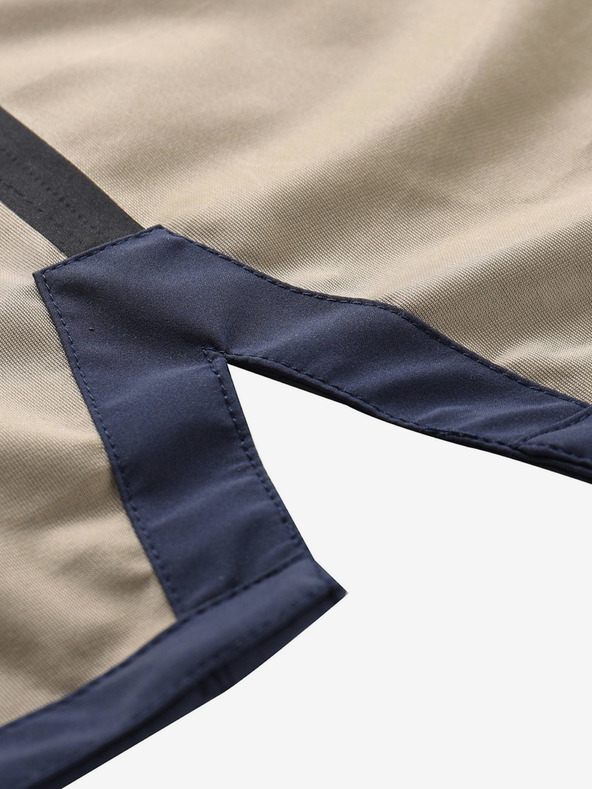 ALPINE PRO Tmavomodrý dámsky nepremokavý kabát ALPINE PRO PERFETA