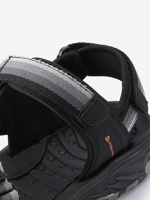 ALPINE PRO Čierne pánske sandále ALPINE PRO GERF