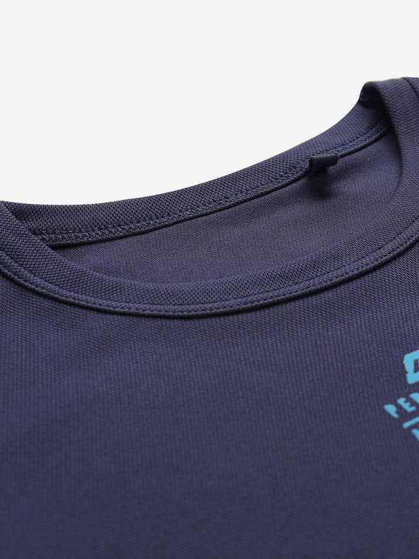ALPINE PRO Tmavomodré detské rýchloschnúce tričko ALPINE PRO BASIKO