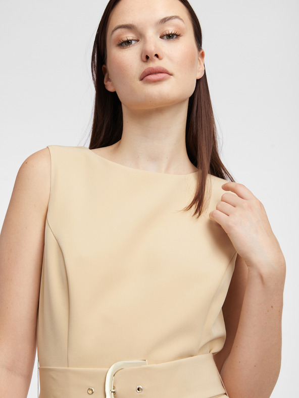 Orsay Béžové dámske šaty ORSAY