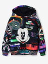 Desigual Čierna chlapčenská vzorovaná mikina Desigual Aryeh Mickey