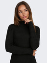 Jacqueline de Yong Čierne dámske šaty JDY Edna Sweater