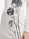 Desigual Krémové dámske kvetinové šaty Desigual Jonquera - Lacroix